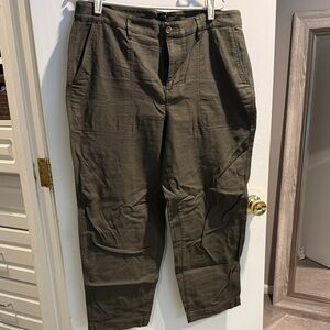 J. Crew Men's Dark Olive Cargo Pants